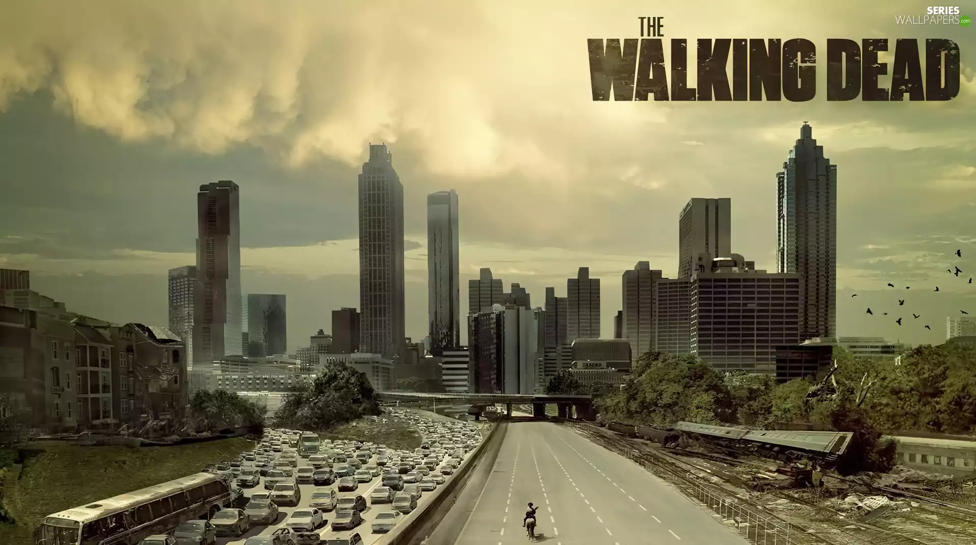 Abandoned, The Walking Dead, Street, Town, Automobile, Living Dead