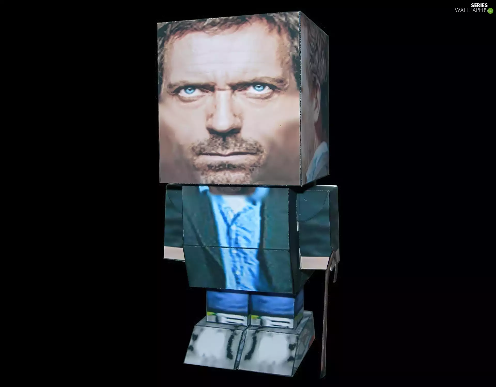 Boxes, Dr. House, Hugh Lauriego