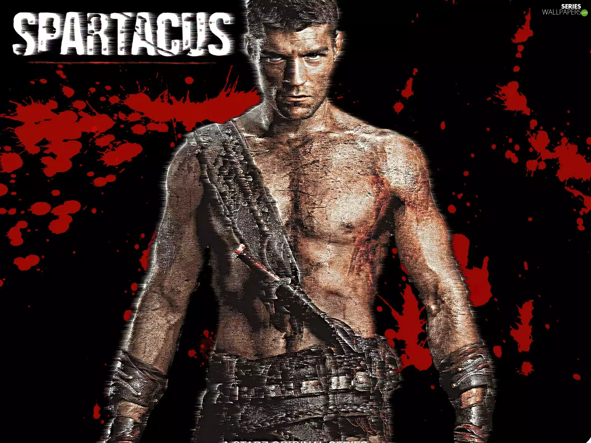 Spartacus, gladiator, blood, fighter