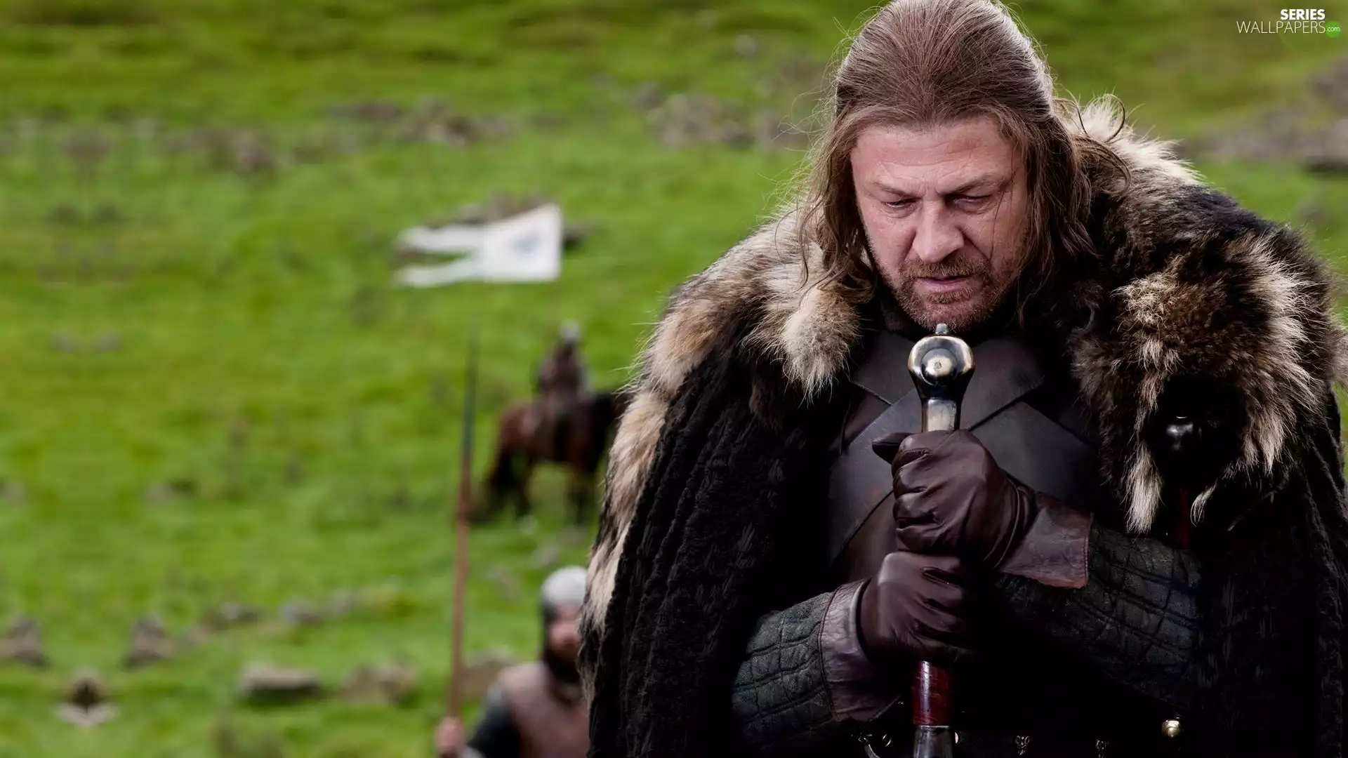 concentration, Eddard Stark - Sean Bean, Game Of Thrones, sword, Game of Thrones