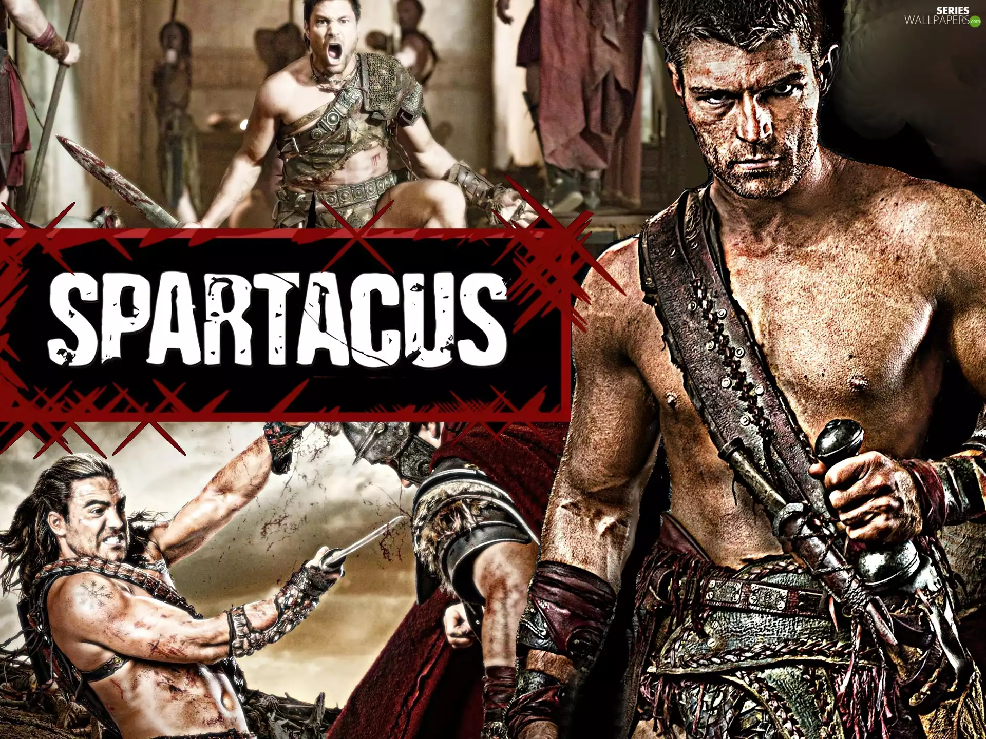 Gannicus, Spartacus, series
