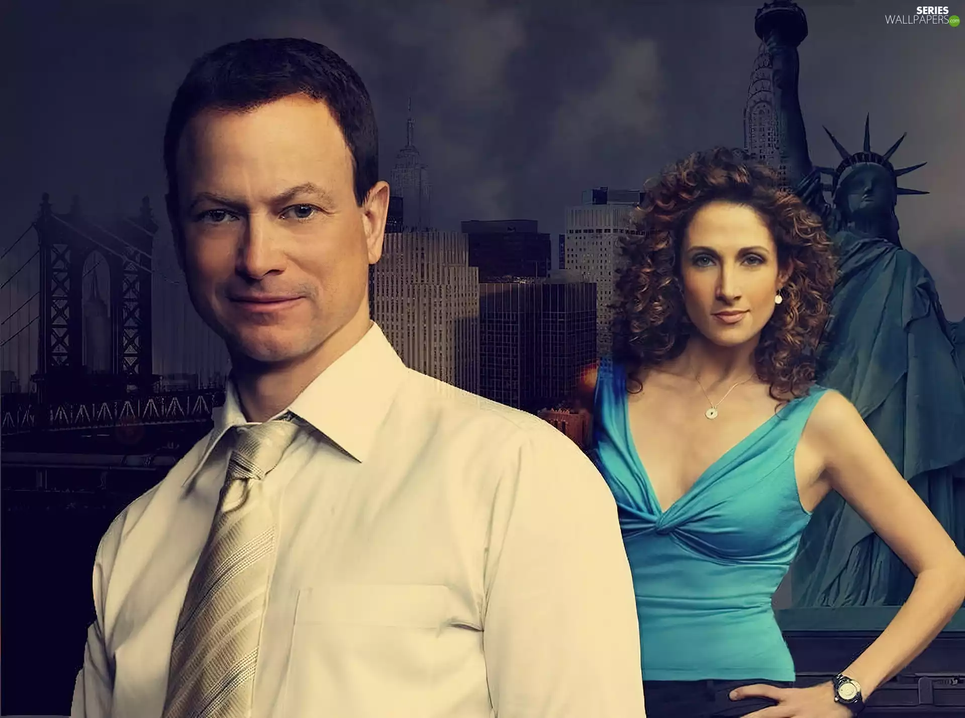 Gary Sinise, CSI: NY, Melina Kanakaredes