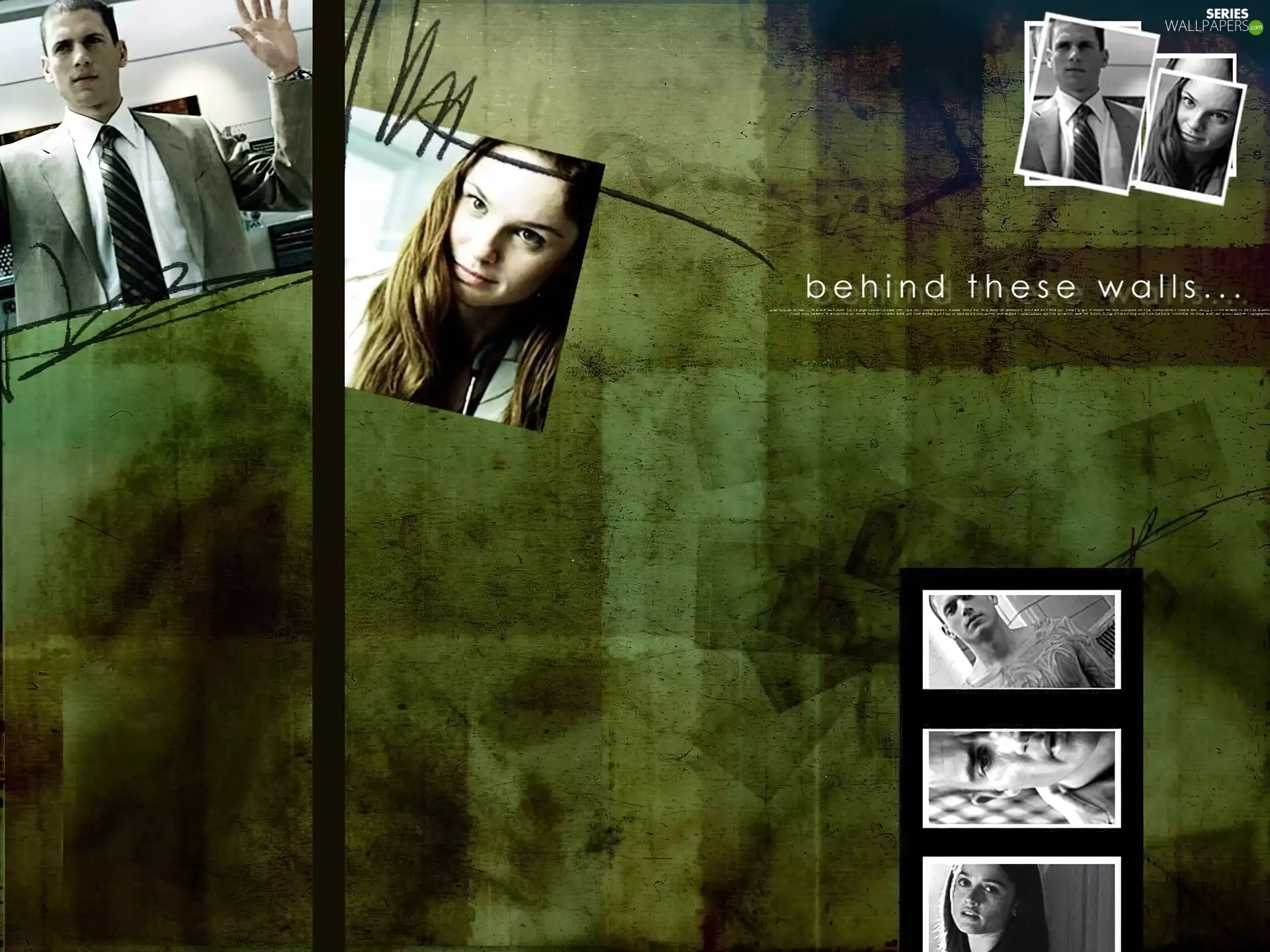 Wentworth Miller, Prison Break, background, photos, Sarah Wayne Callies, Prison Break