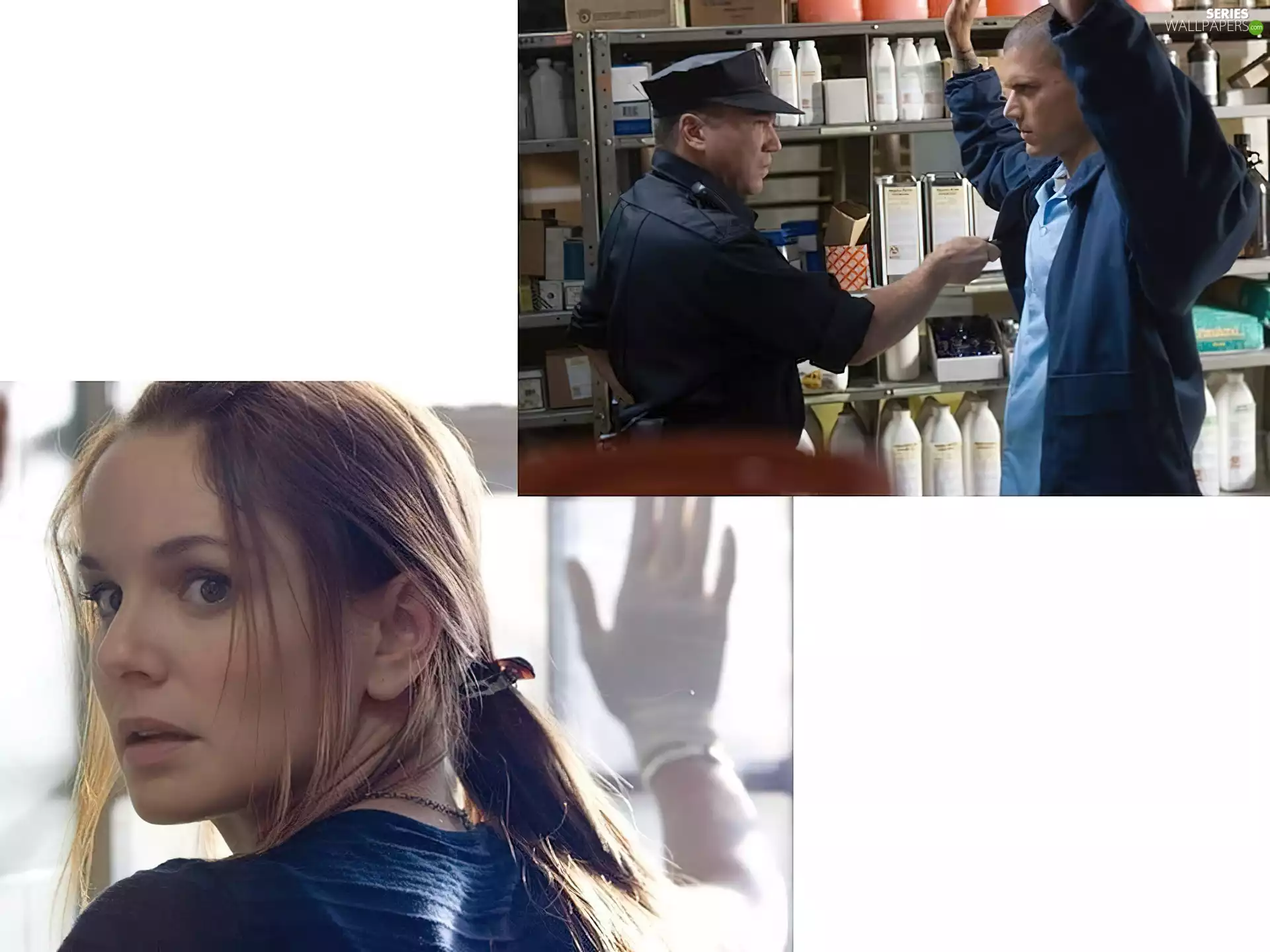 Wade Williams, Wentworth Miller, Prison Break, Sarah Wayne Callies, Prison Break