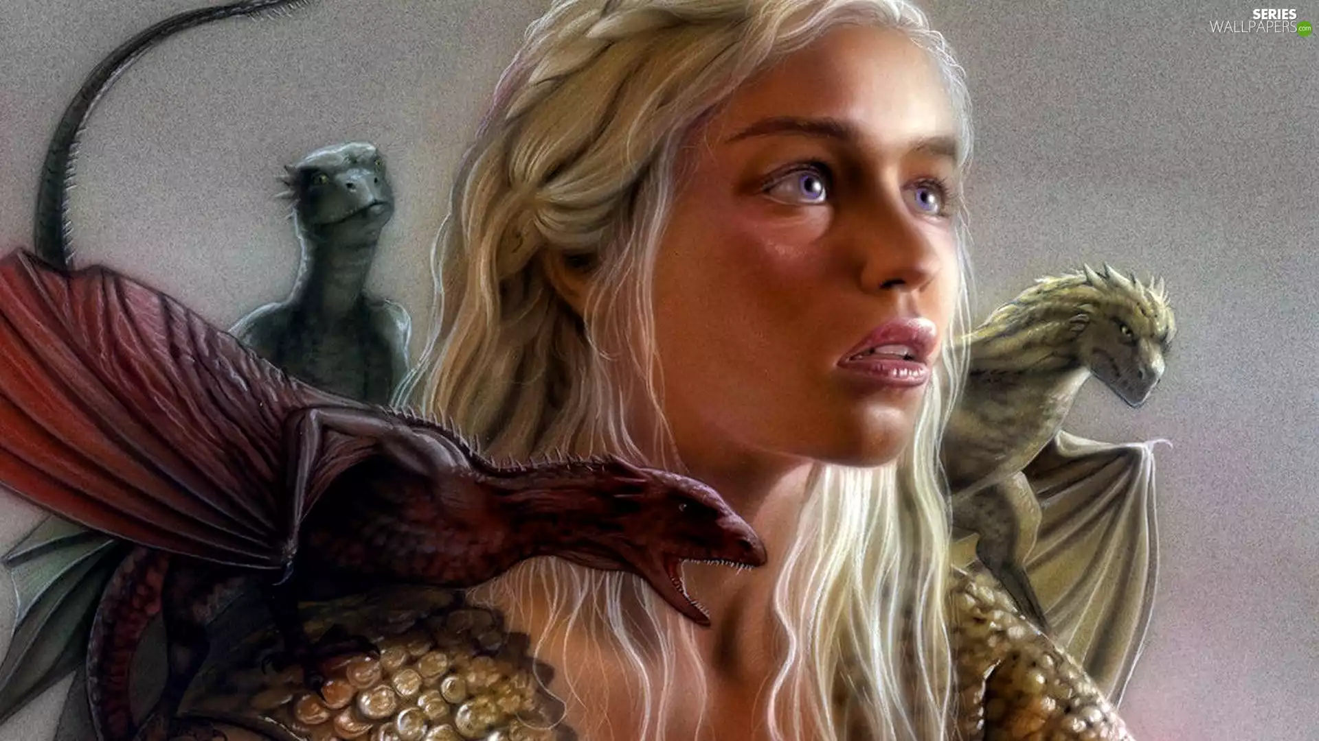 Game of Thrones, Emilia Clarke - Daenerys Targaryen, Dragons, Game Of Thrones