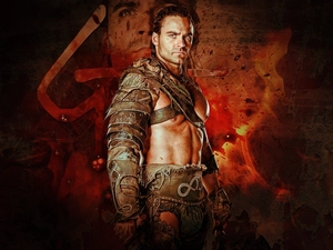 Spartacus, gladiator, Gannicus - Dustin Clare, Gods of Arena