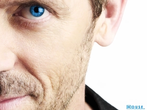 Dr. House, Blue, Eyes, Hugh Lauriego