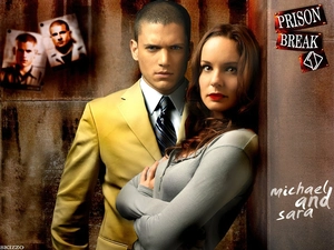 Wentworth Miller, Prison Break, Coat, Sarah Wayne Callies, Yellow Honda, Prison Break