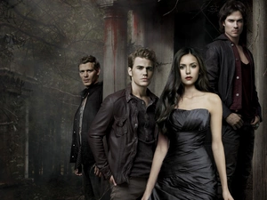 Joseph Morgan, The Vampire Diaries, Paul Wesley, ian somerhalder, Nina Dobrev, The Vampire Diaries