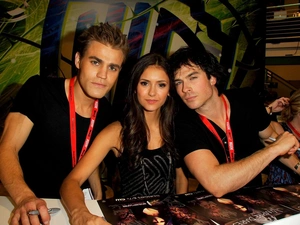 Nina Dobrev, ian somerhalder, The Vampire Diares, Paul Wesley, The Vampire Diaries