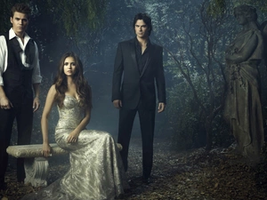 Nina Dobrev, ian somerhalder, The Vampirie Diaries, Paul Wesley, The Vampire Diaries